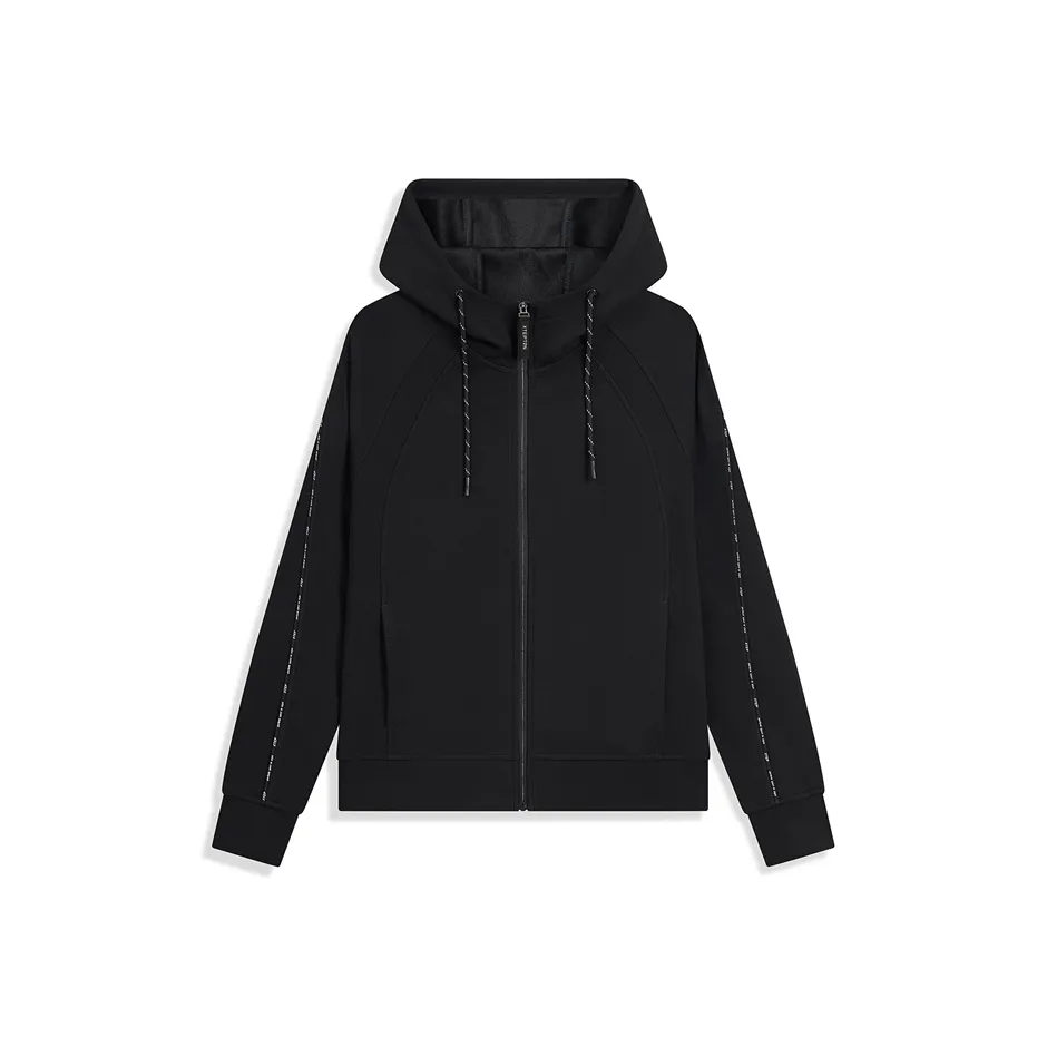 XTEP ZIP UP Куртки Пальто Jet Черный Женский