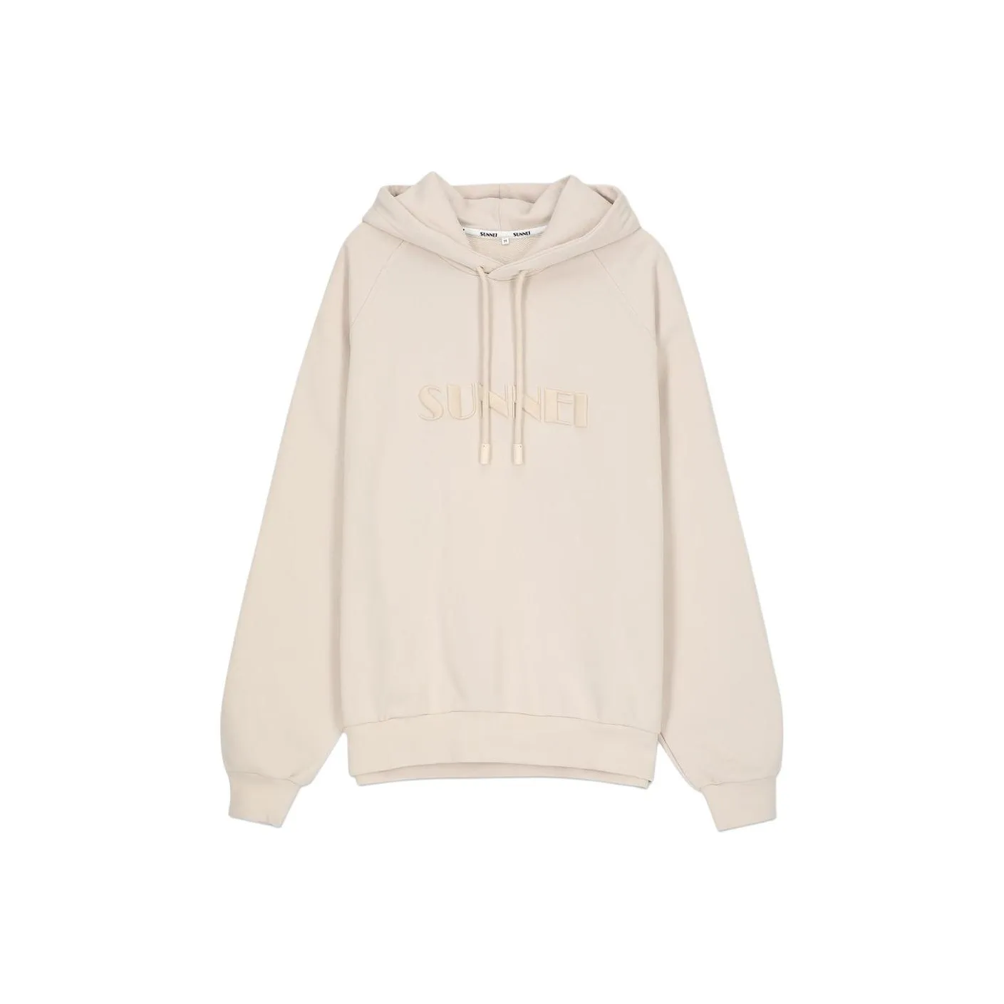 Sunnei Logo Embroidered Drawstring Hoodie