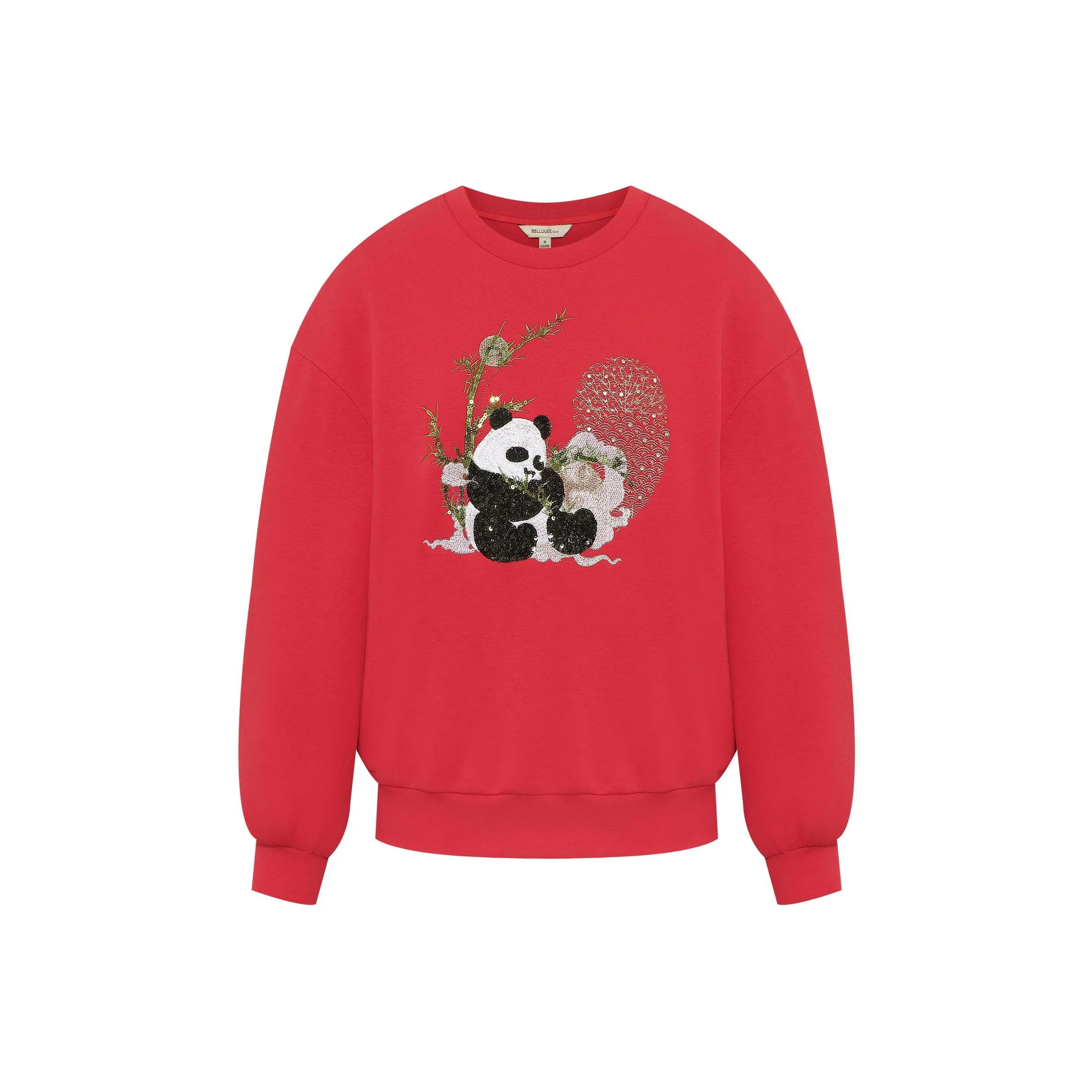 BBLLUUEE Sweatshirt Women's Gemstone Red