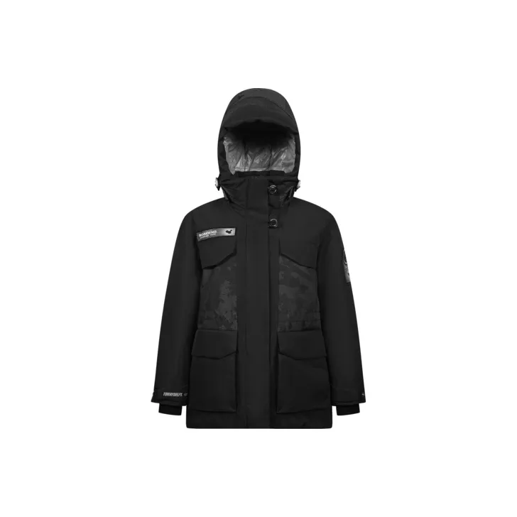BOSIDENG Down Jackets Women's Black, Aurora Camouflage 80JM