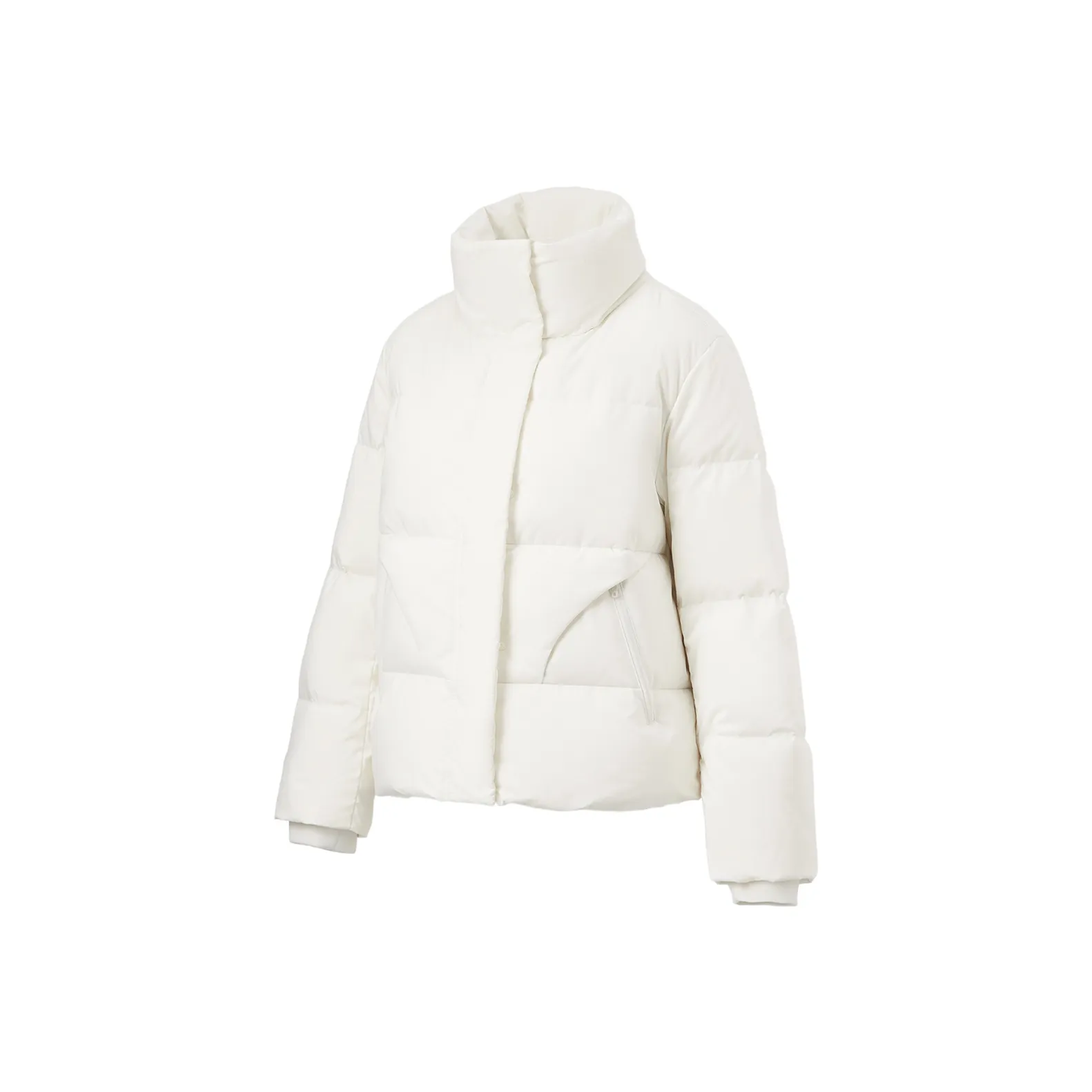 LINING Fitness Series Пуховик Женский Шампанский Белый