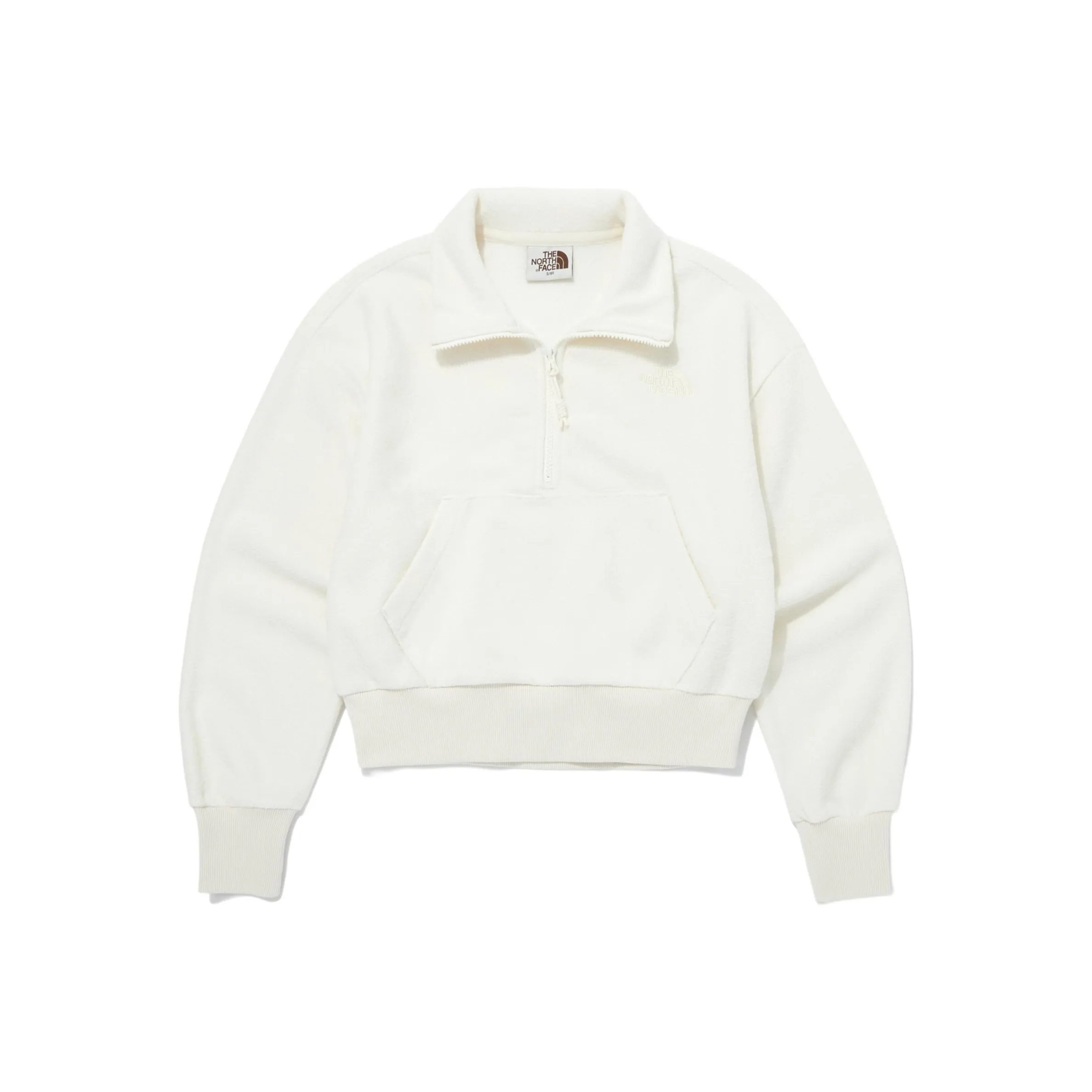 THE NORTH FACE Terry Half Zip Sweatshirts Sweatshirt Women's White