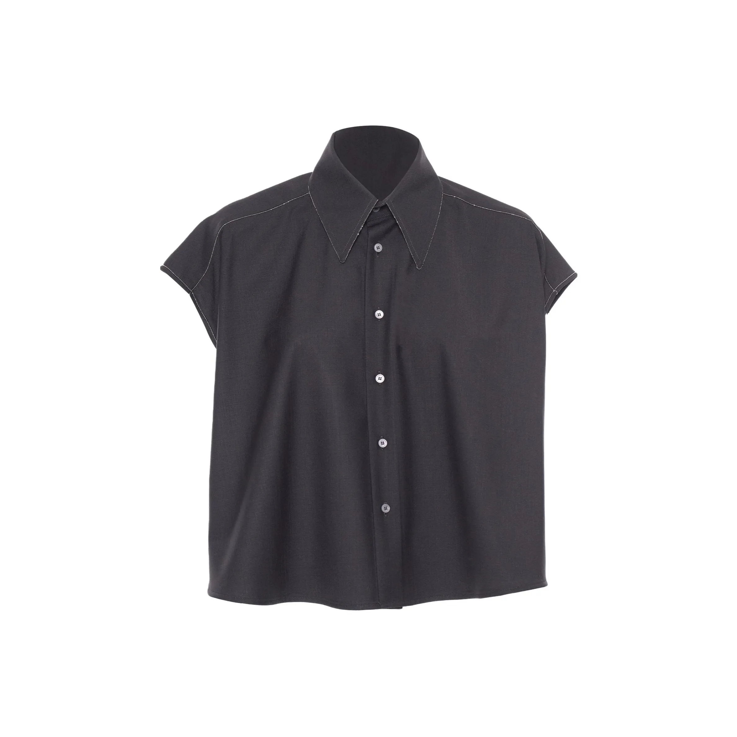 Fabiana Filippi Embellished Buttoned Sleeveless Shirt
