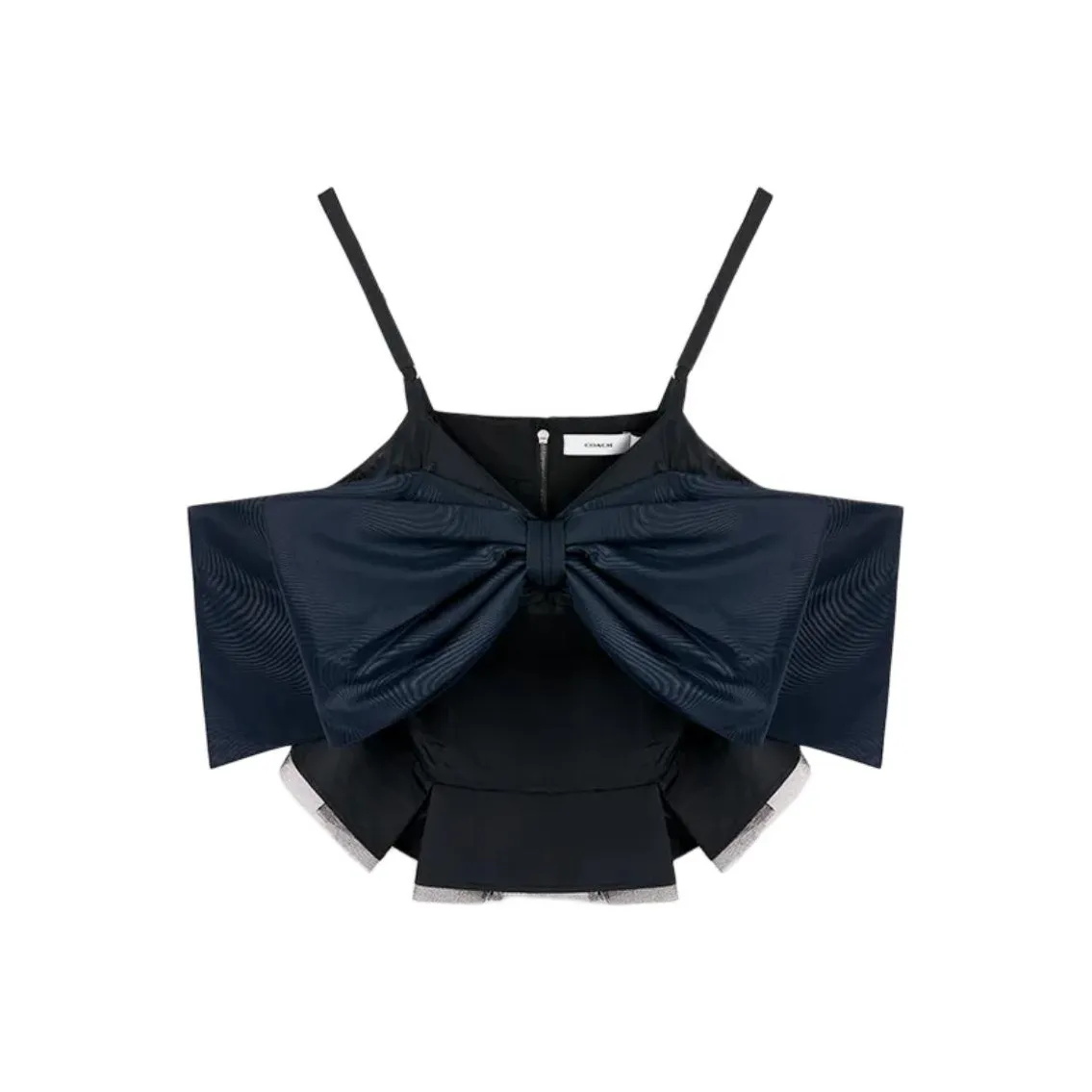 COACH SS25 Топ на бретелях Женский Черный