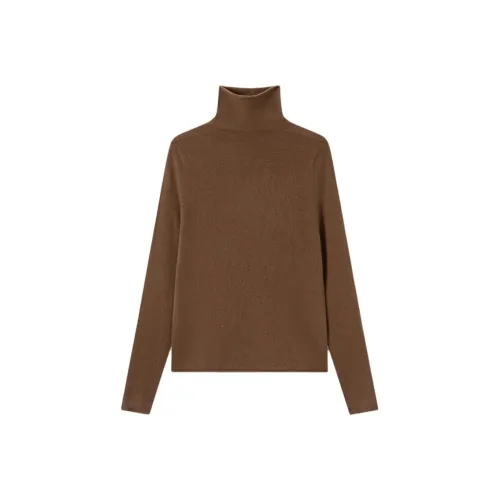 TKY SHOP Темный кофейный Женские кашемировые свитеры