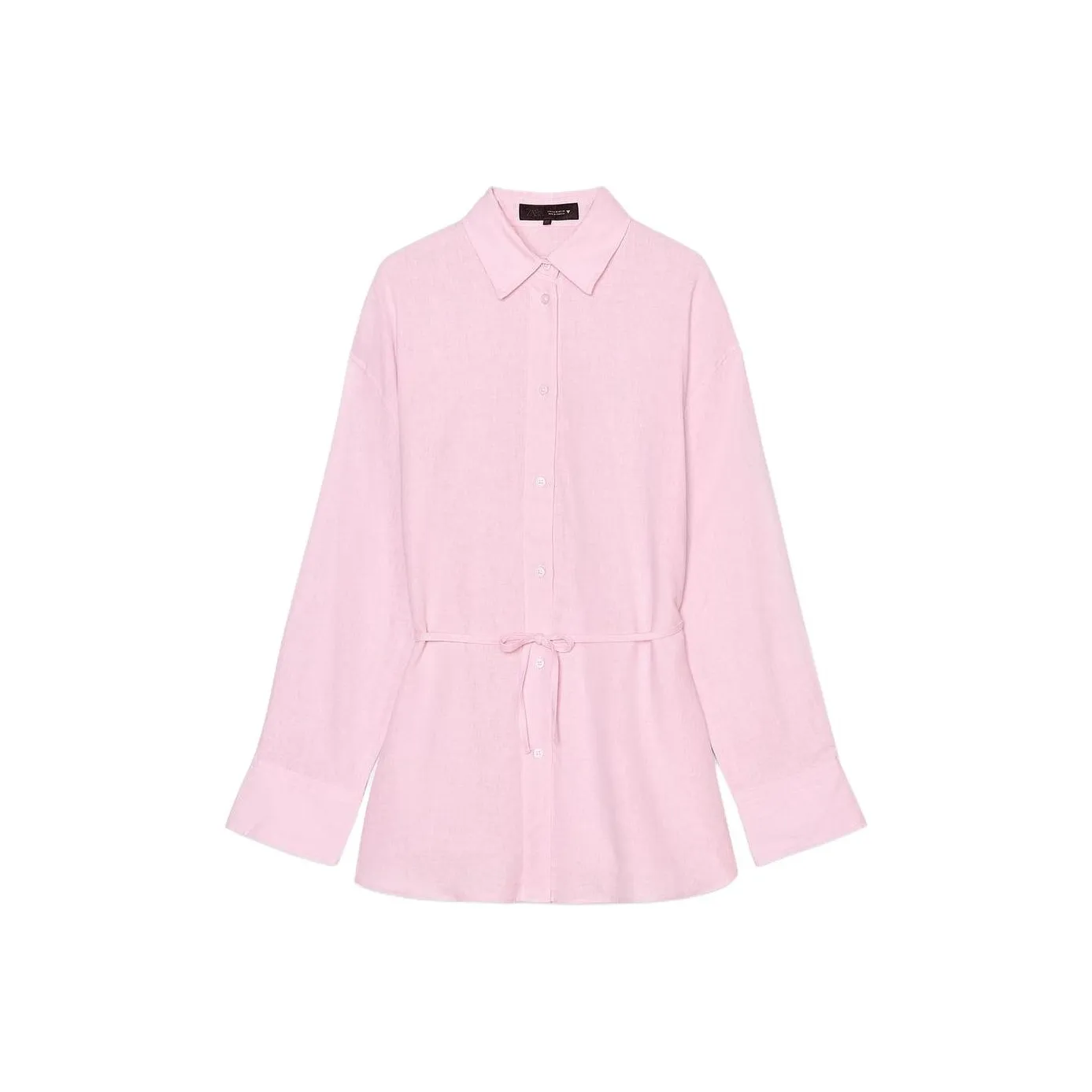 ZARA Shirt Women's Light Pink Red