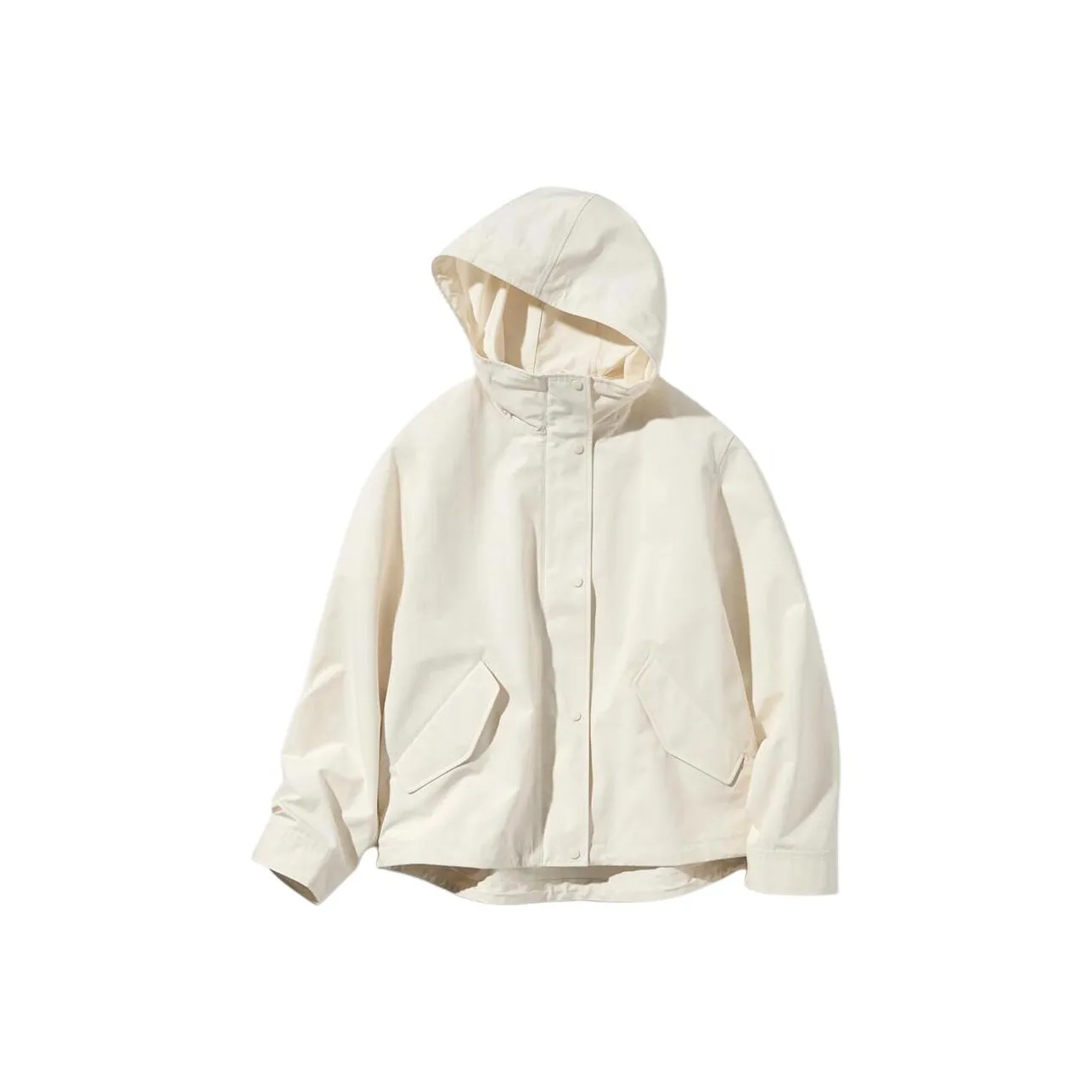 UNIQLO Куртки и Пальто Женские Кремовый Белый