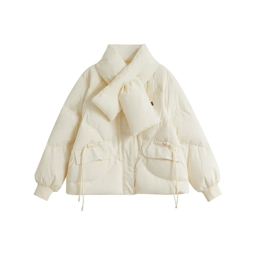 Inman Пуховик Женский Абрикос