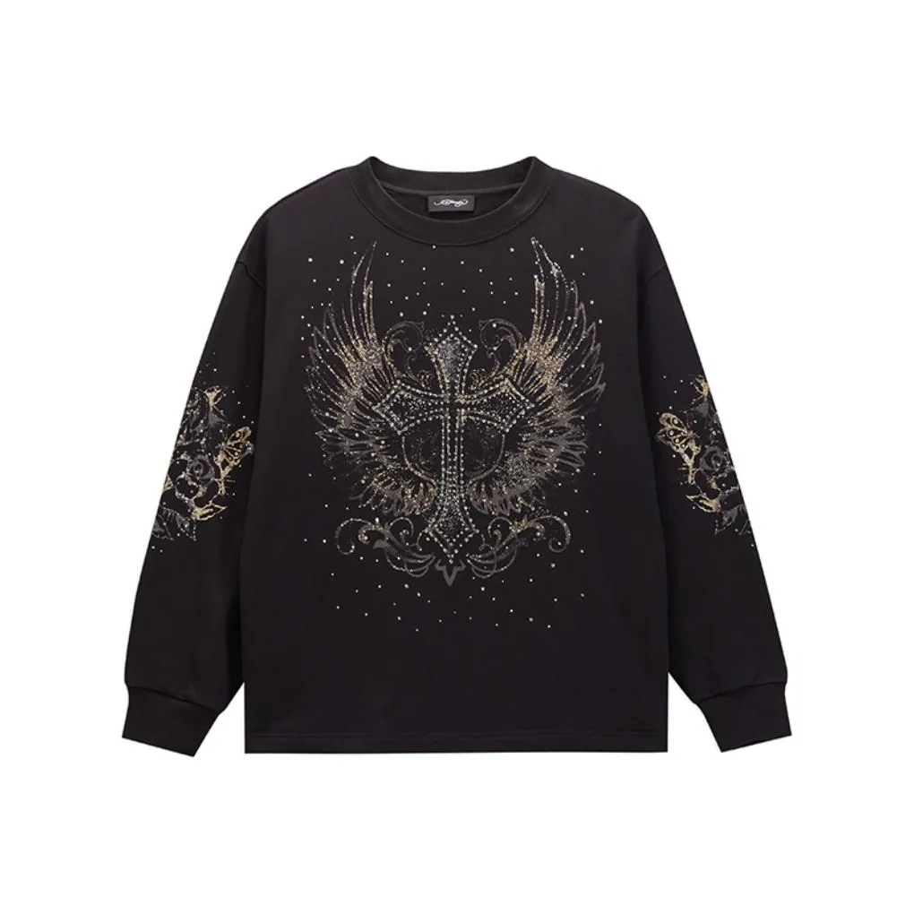 Ed Hardy FW24 Свитшот Женский Черный