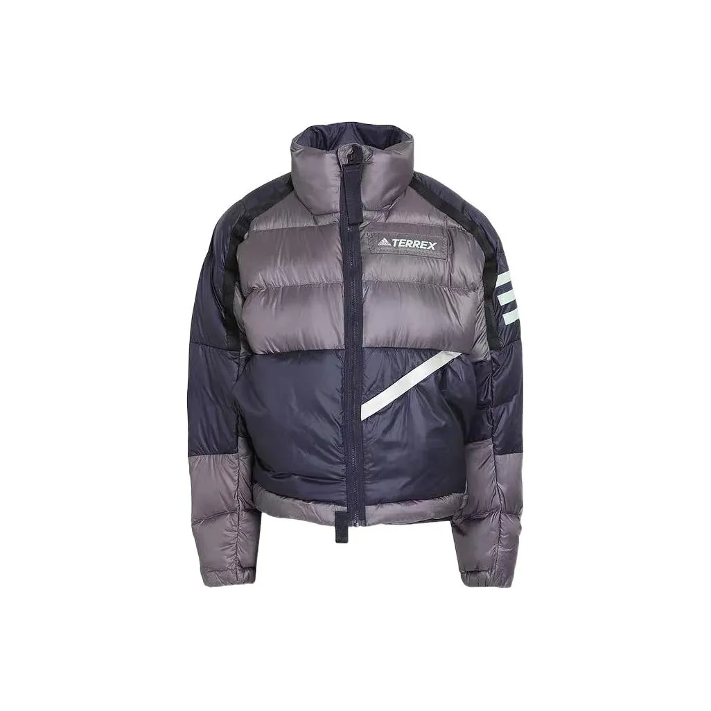 Adidas Пуховик Женские Морской Синий