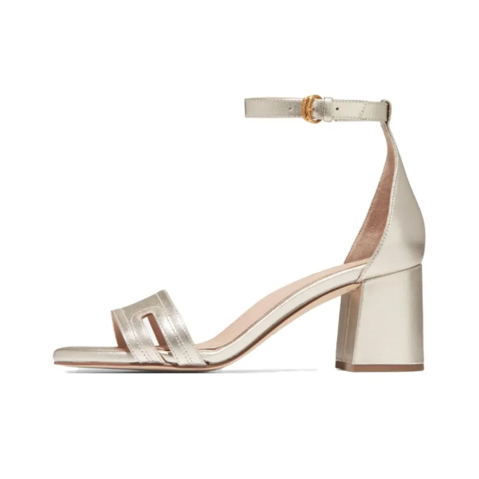 COLE HAAN Adelaine One Strap Sandals 6.5cm Women's Gold