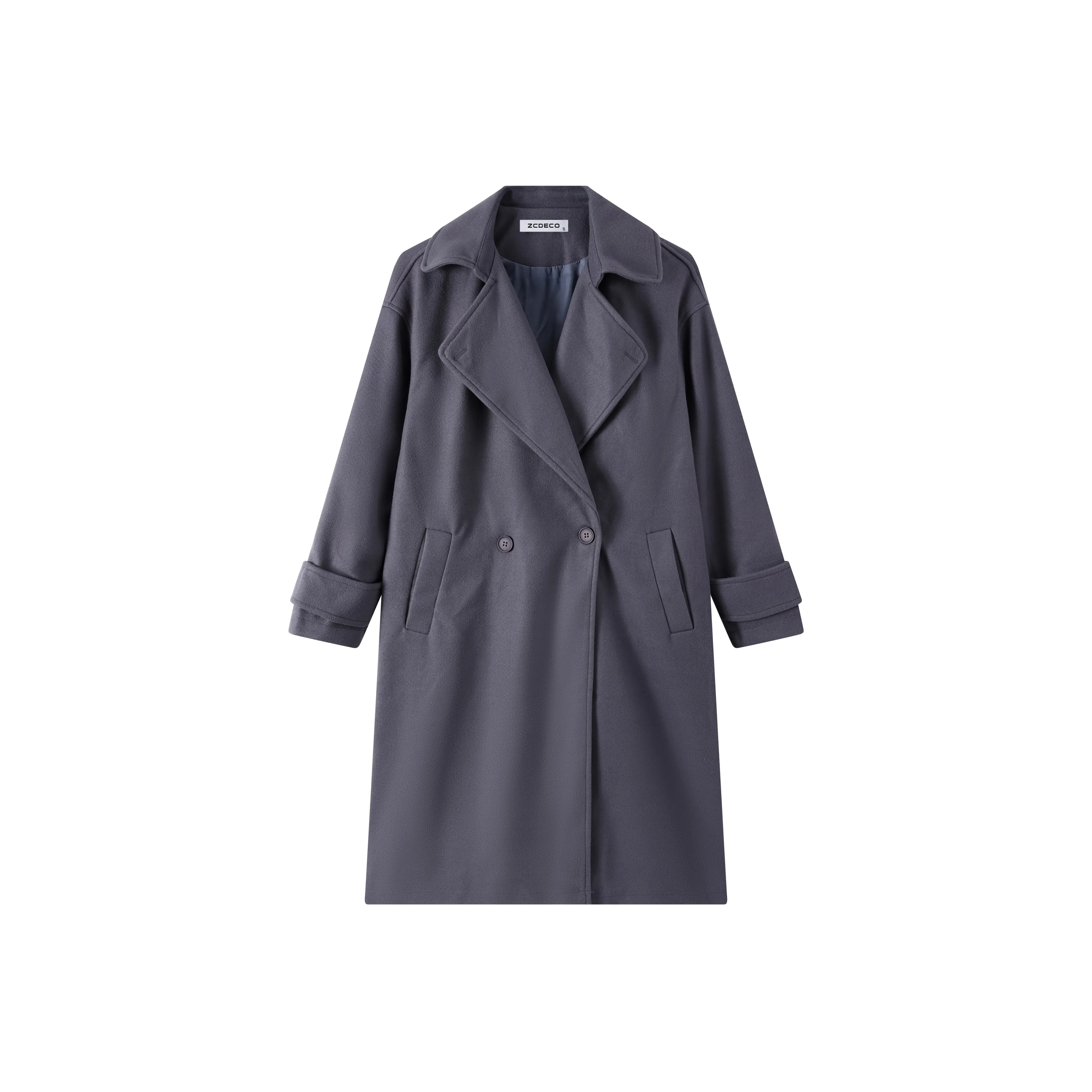 ZCDECO Jackets & Coats Women's Gray