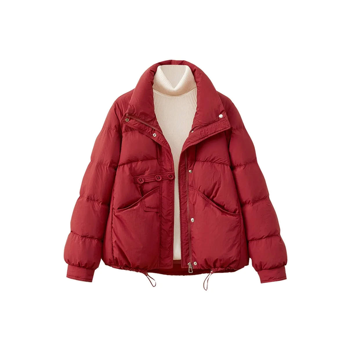 TOUCH Красный китайский Женские пуховики