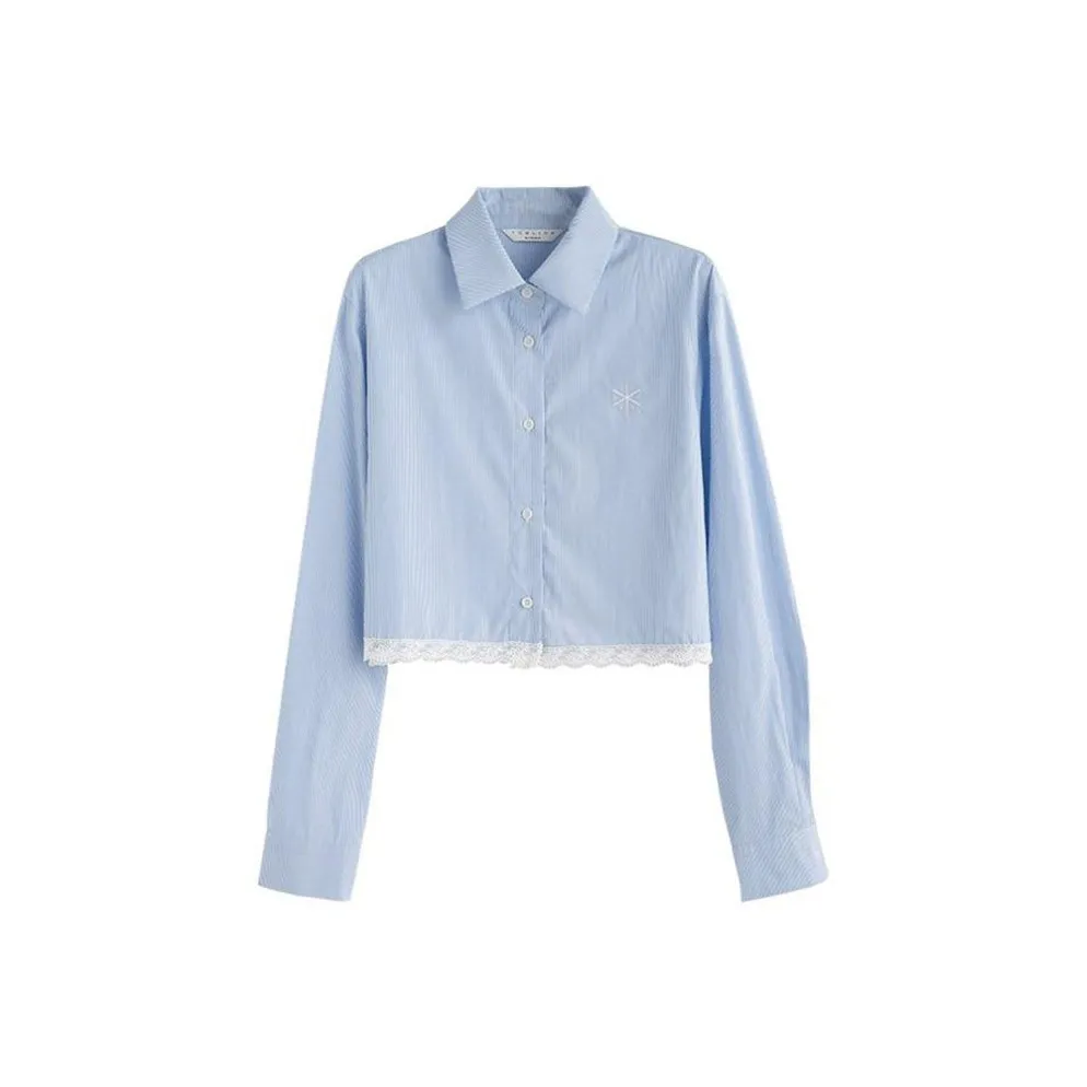 Tonlion Синие Женские Рубашки