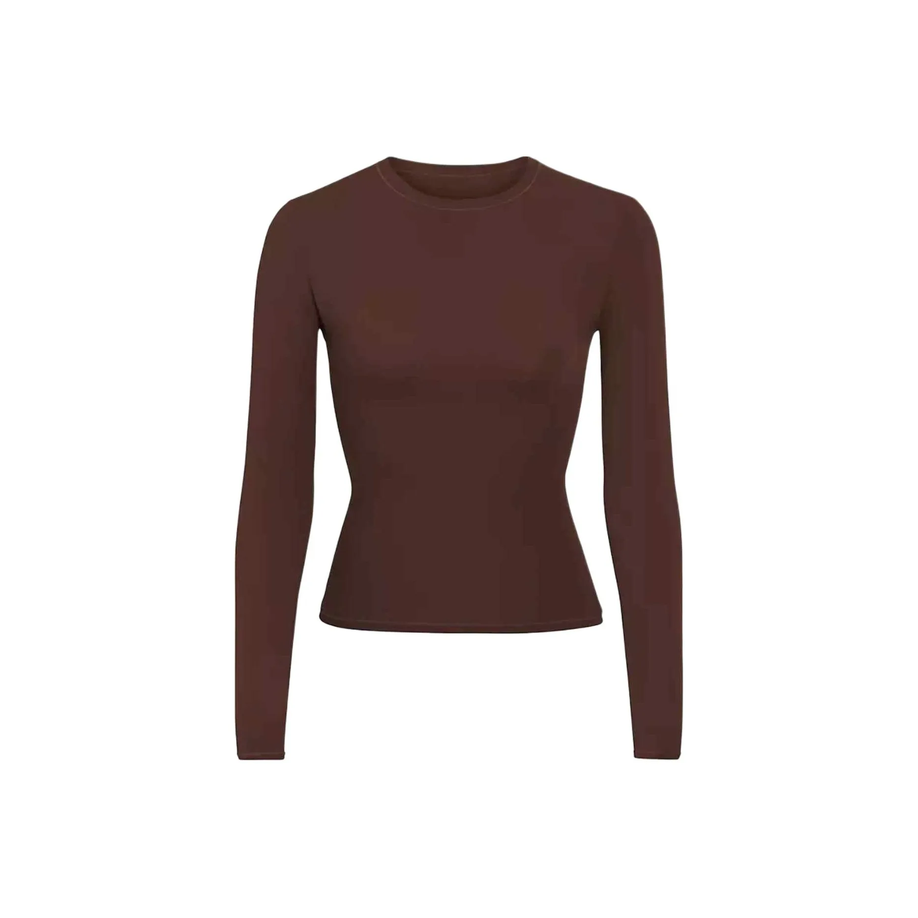 Skims Коричневые Женские Футболки