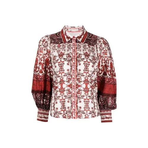 ALICE+OLIVIA Red Женские Рубашки