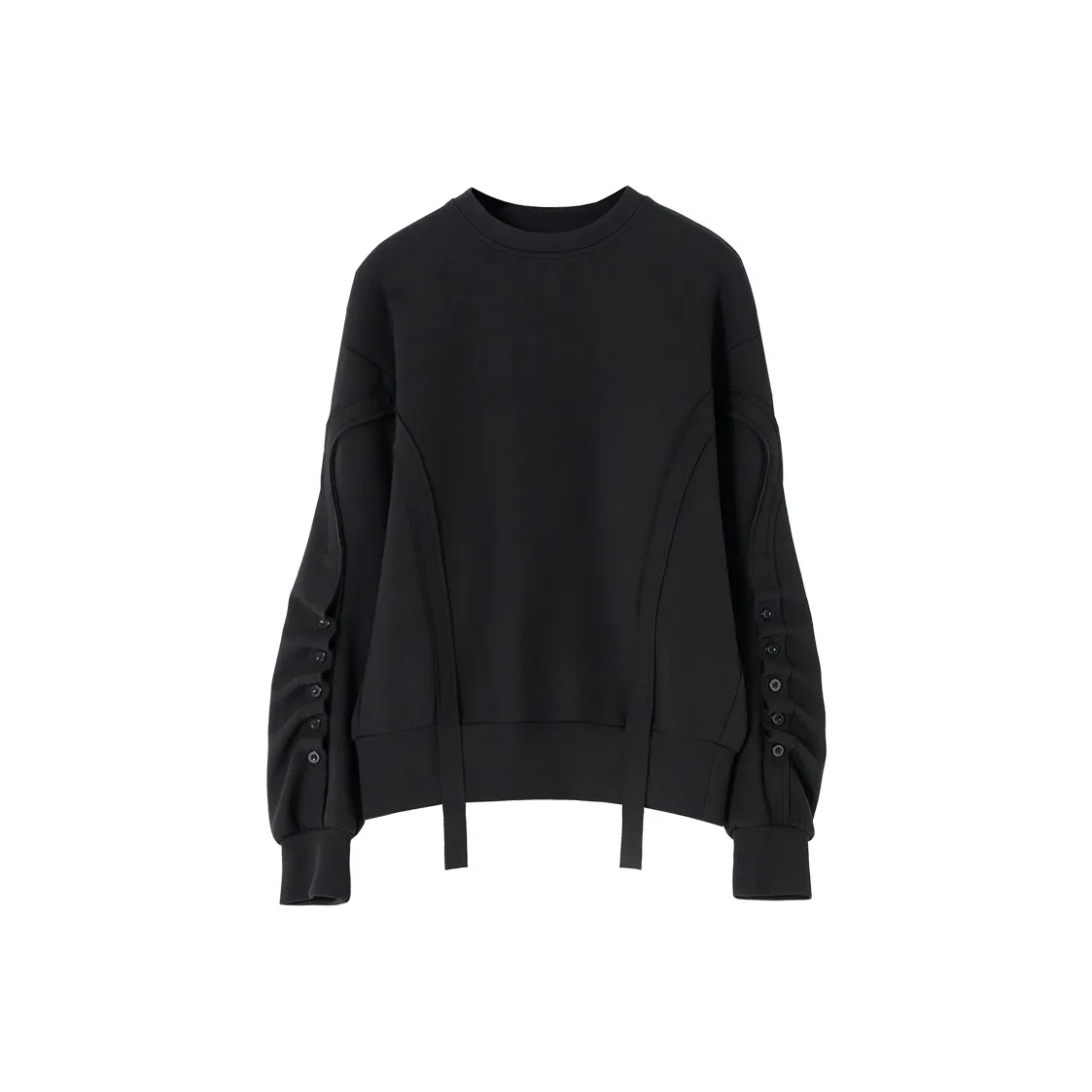 SOON FLOWER Зимний свитшот женский черный