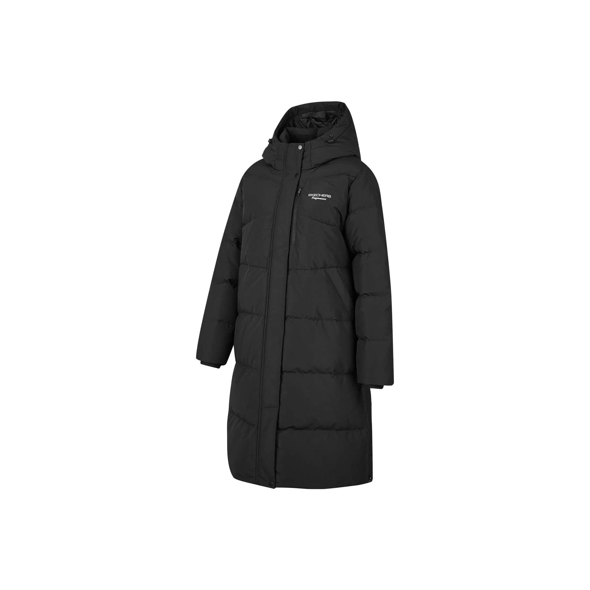 Skechers Пуховик Женские Углерод Черный