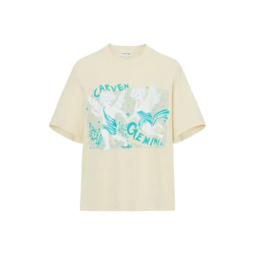 Carven Светло-желтые Женские Рубашки T