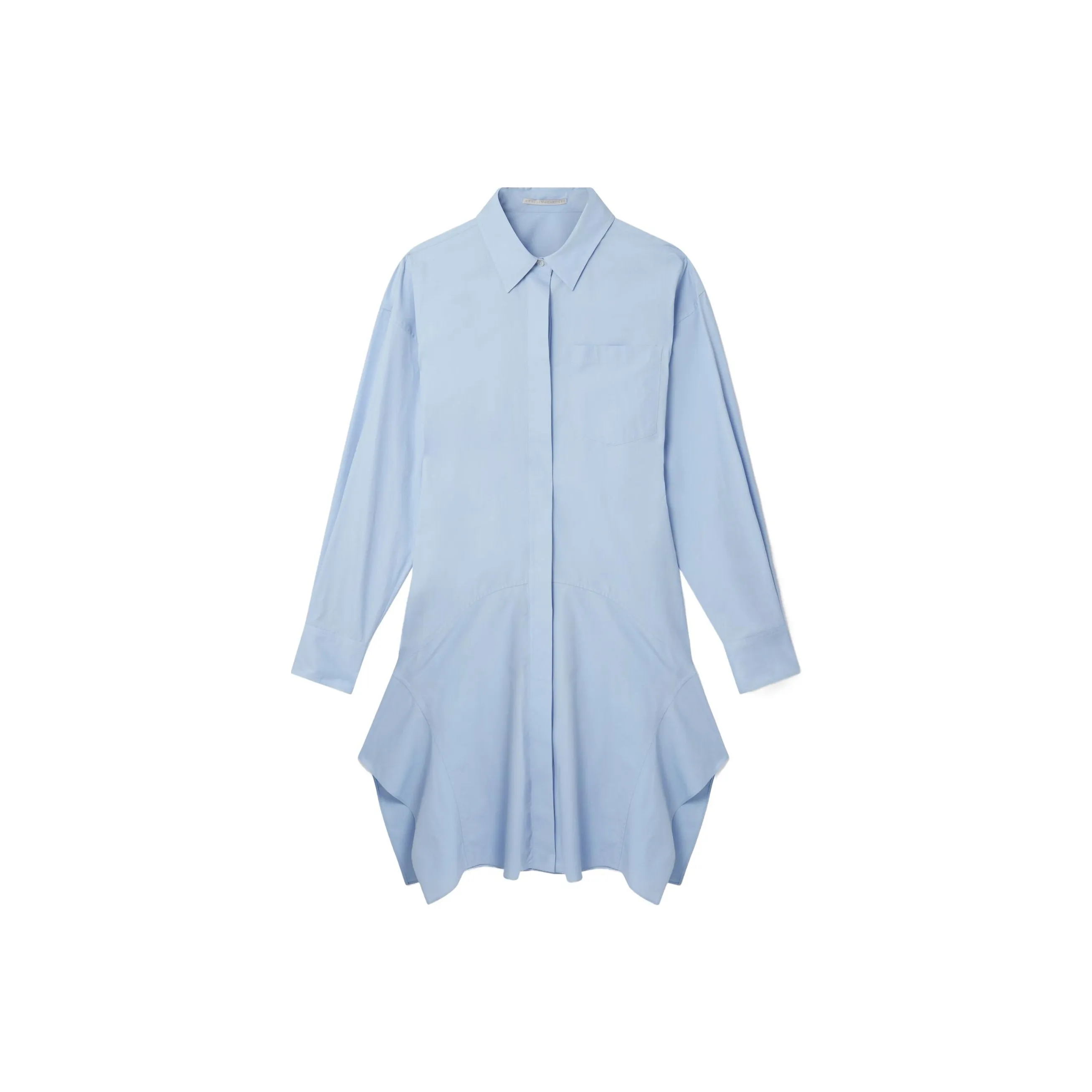 Stella McCartney Collared Long Sleeve Shirt Dress