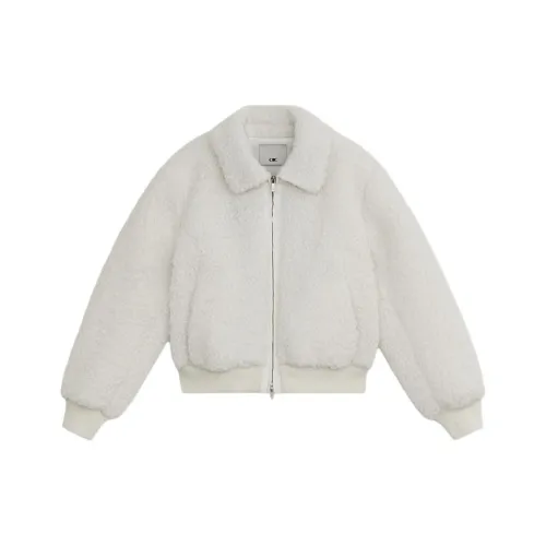 OIOICOLLECTION Сливочный Женские Куртки