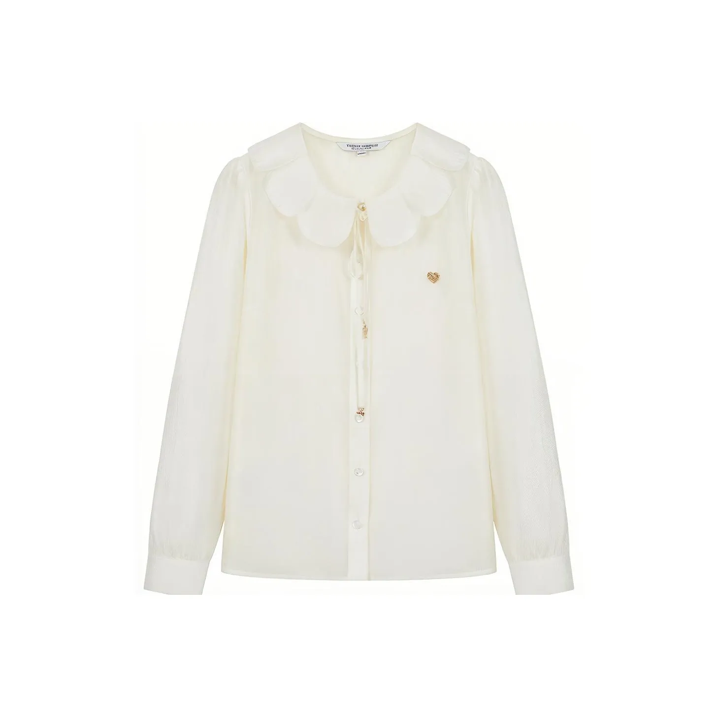 Teenie Weenie Shirts Women's Ivory White