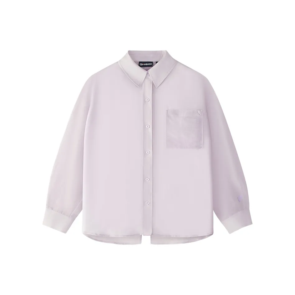 FILA FUSION FOB Рубашка Женская Лавандовый Бабочка Фиолетовый