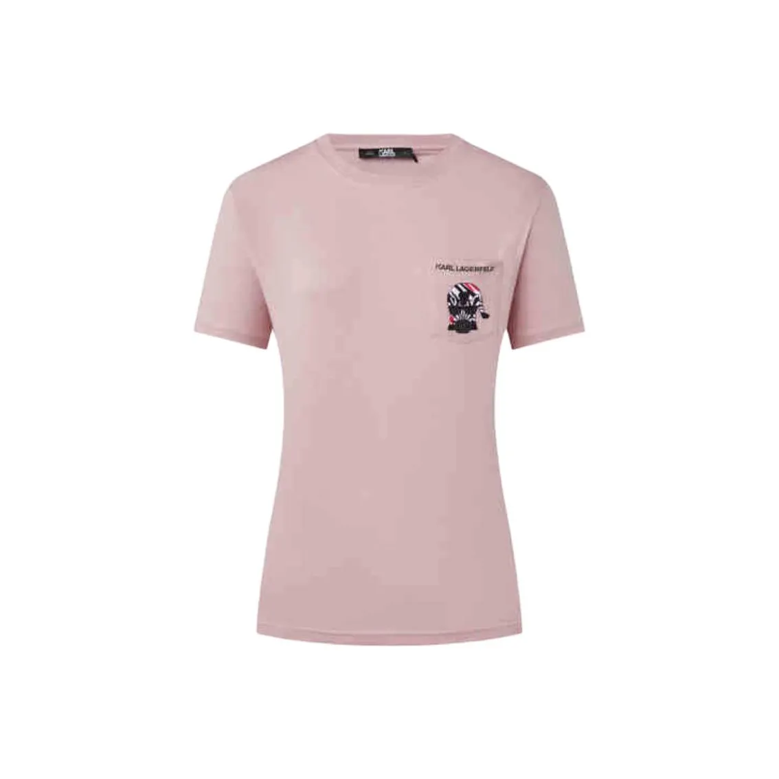 KARL LAGERFELD Стандартная футболка женская розовая