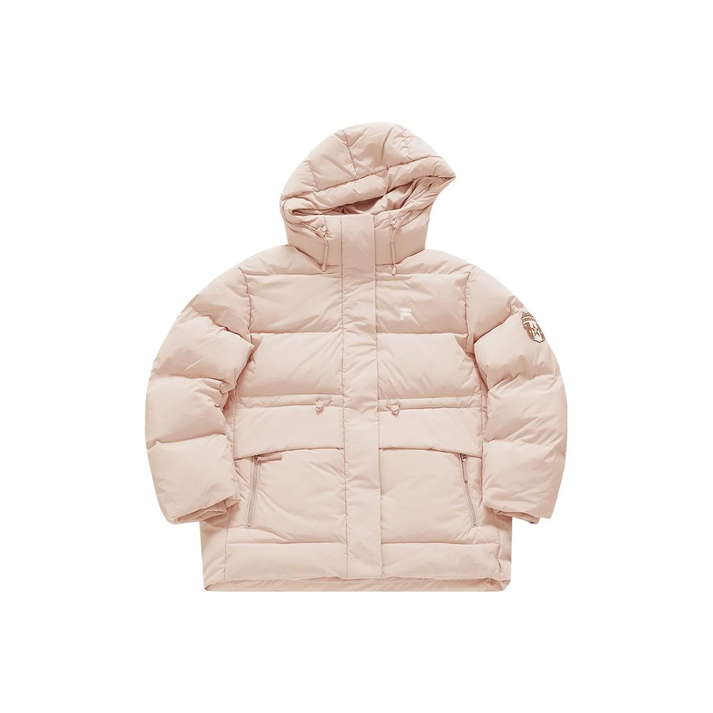 FILA FUSION UNIFORM Down Jacket Women's Leather Mud Pink
