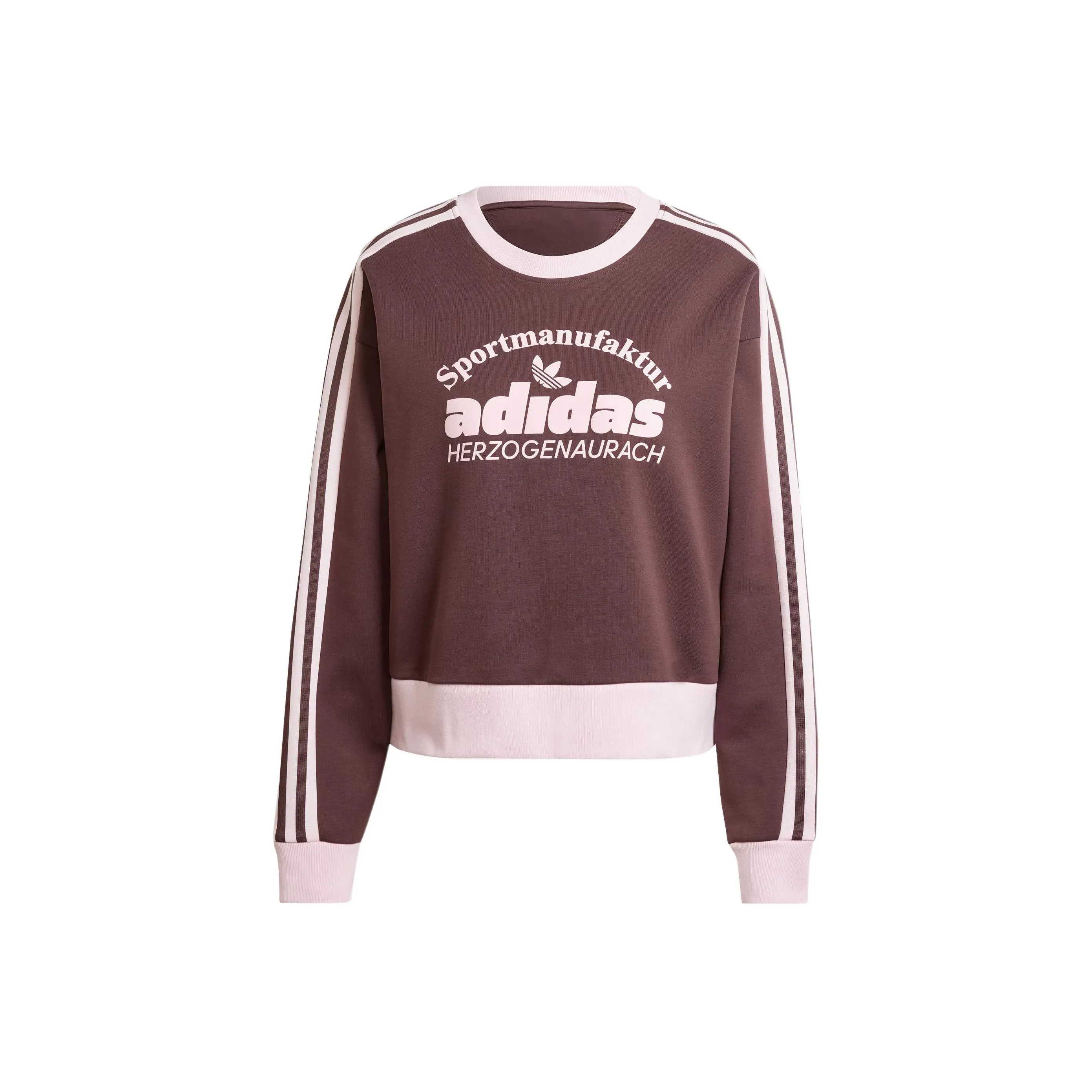 Adidas Originals Ретро GRAPHICS Толстовка Женская Темно-серо-коричневая