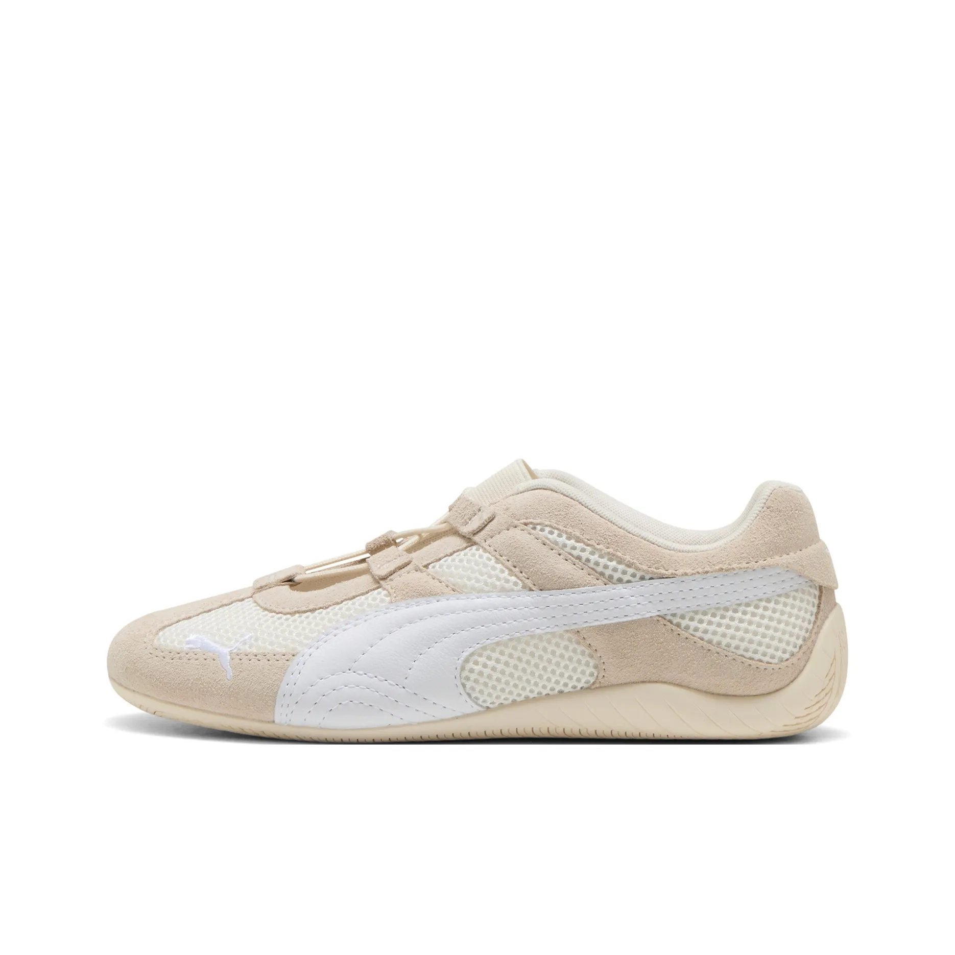 PUMA Speedcat Go Устойчивый к истиранию Низкий Топ Casual Женский Бежевый