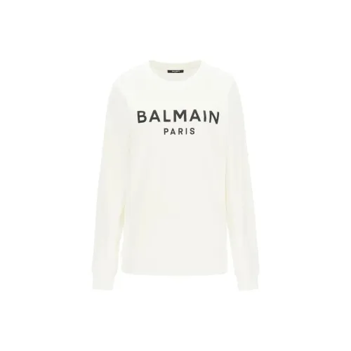 BALMAIN Белый Женские Свитшоты