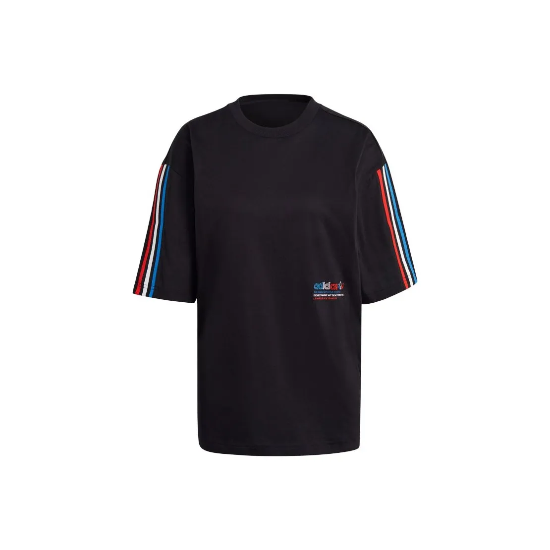 Adidas Originals Oversized Tee T-Shirt Женская Черная