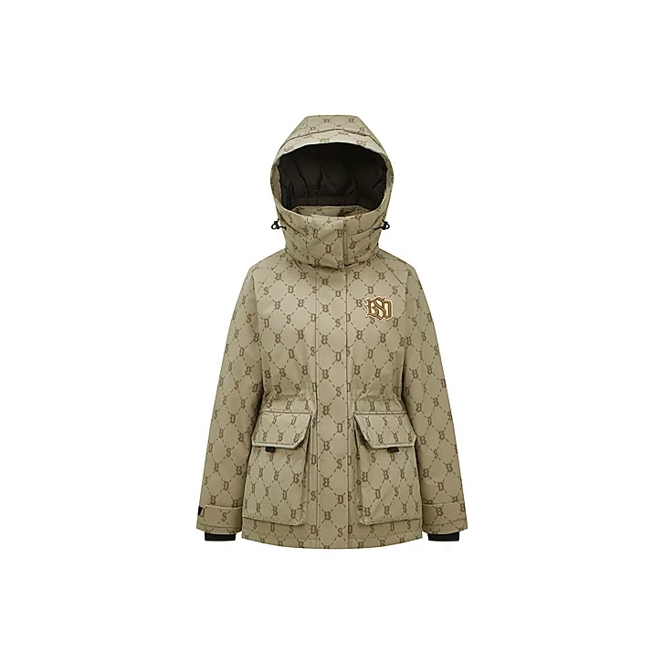 BOSIDENG Letter Aging Женские Пуховики