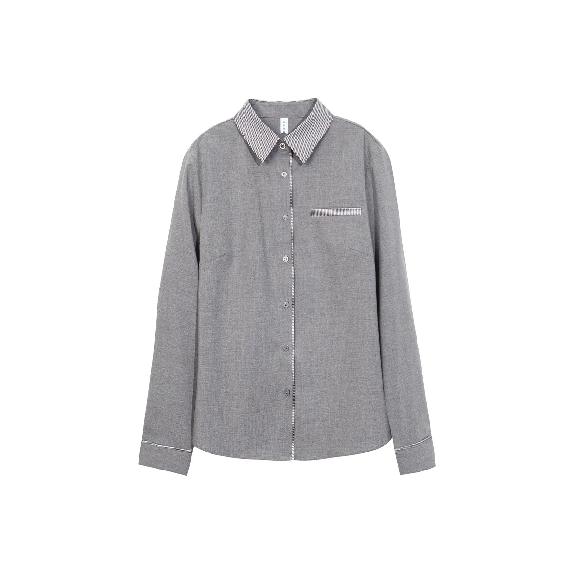 Lucybaily Shirt Women's Silver Gray