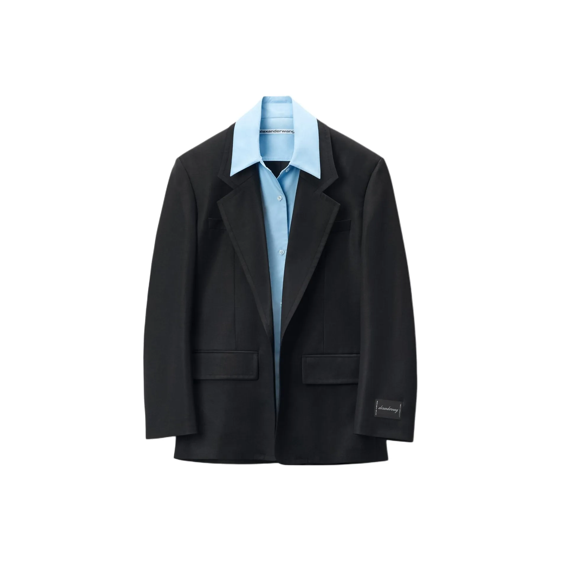 Alexander Wang Layered Single Breasted Blazer