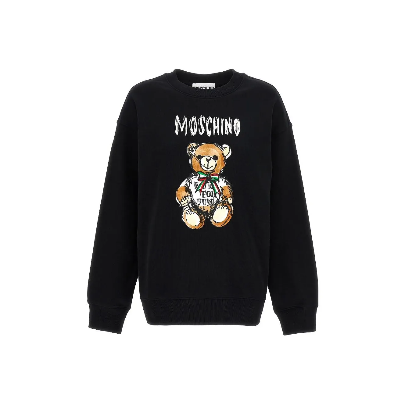 MOSCHINO Толстовка Женская Черная