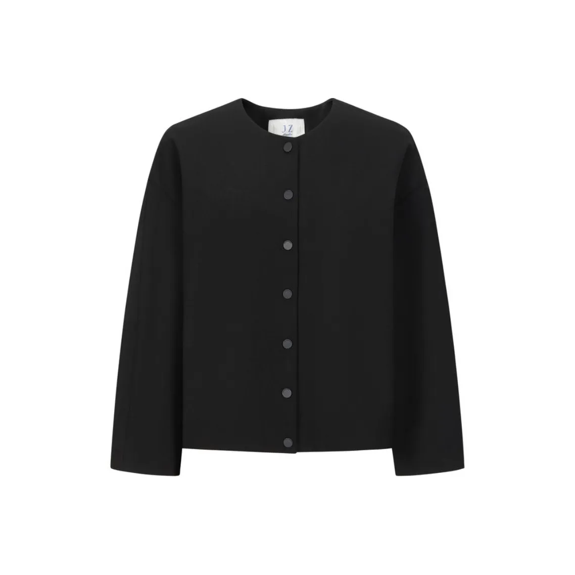 JZ. ANNAKRO Куртки Пальто Женские Без рисунка Черный