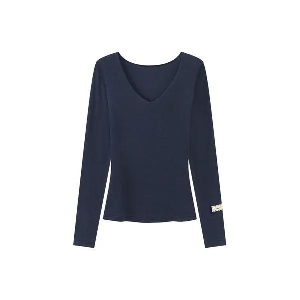 CHUU Темно-синие Женские Футболки