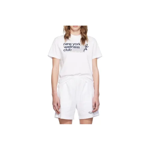 SPORTY & RICH Белые Женские Футболки