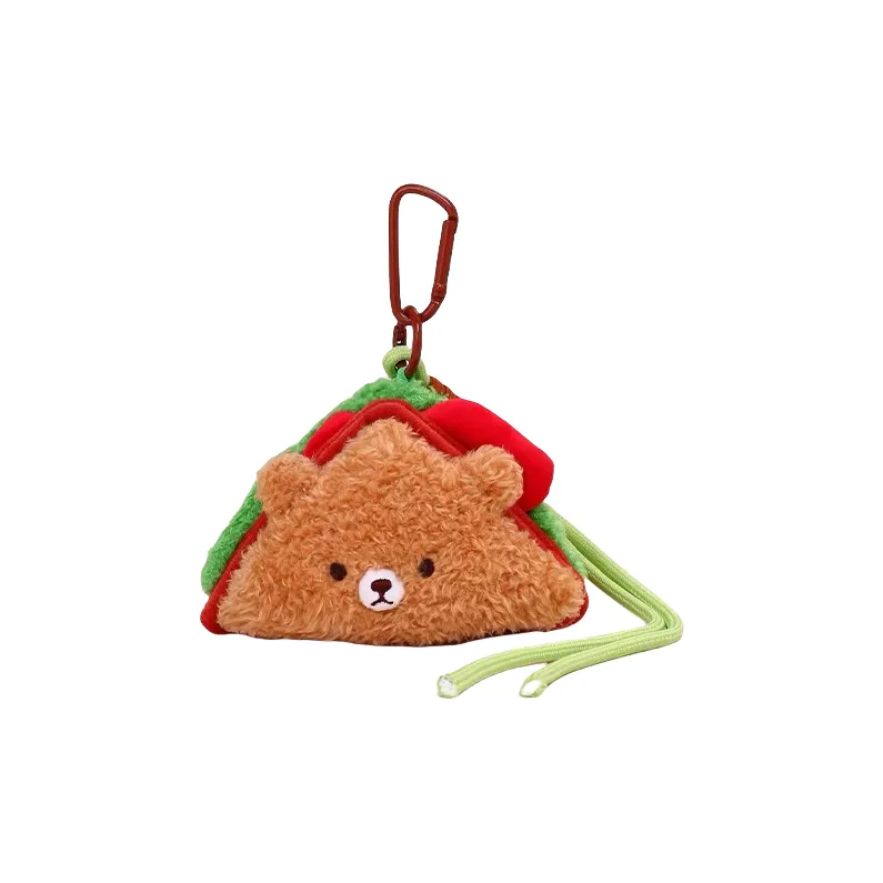 BANLI Милый медведь Sandwich Куклы Плюшевый Брелок 8 см Высота
