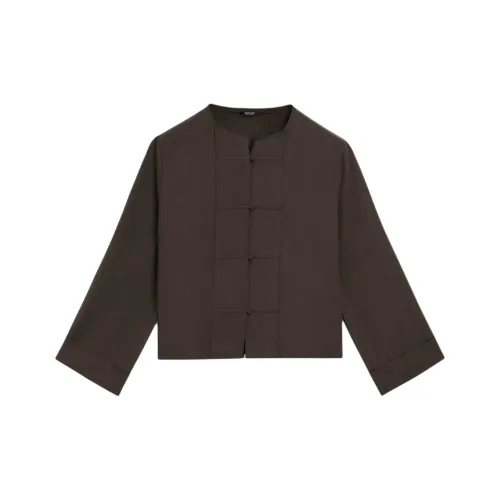Massimo Dutti Коричневые Женские Рубашки