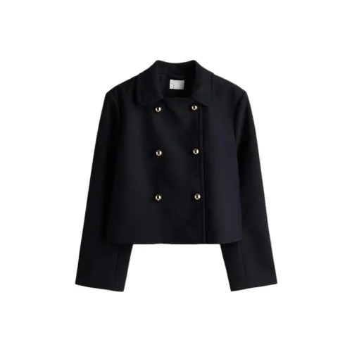 H&M Морской синий Женские Куртки