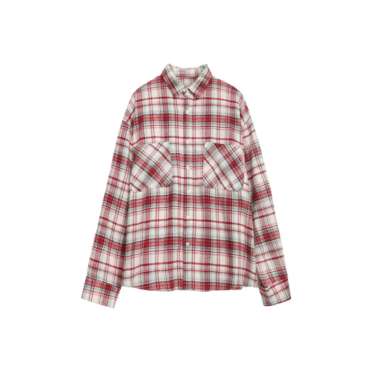 CHIC VEN Рубашка Женская Красная Клетка