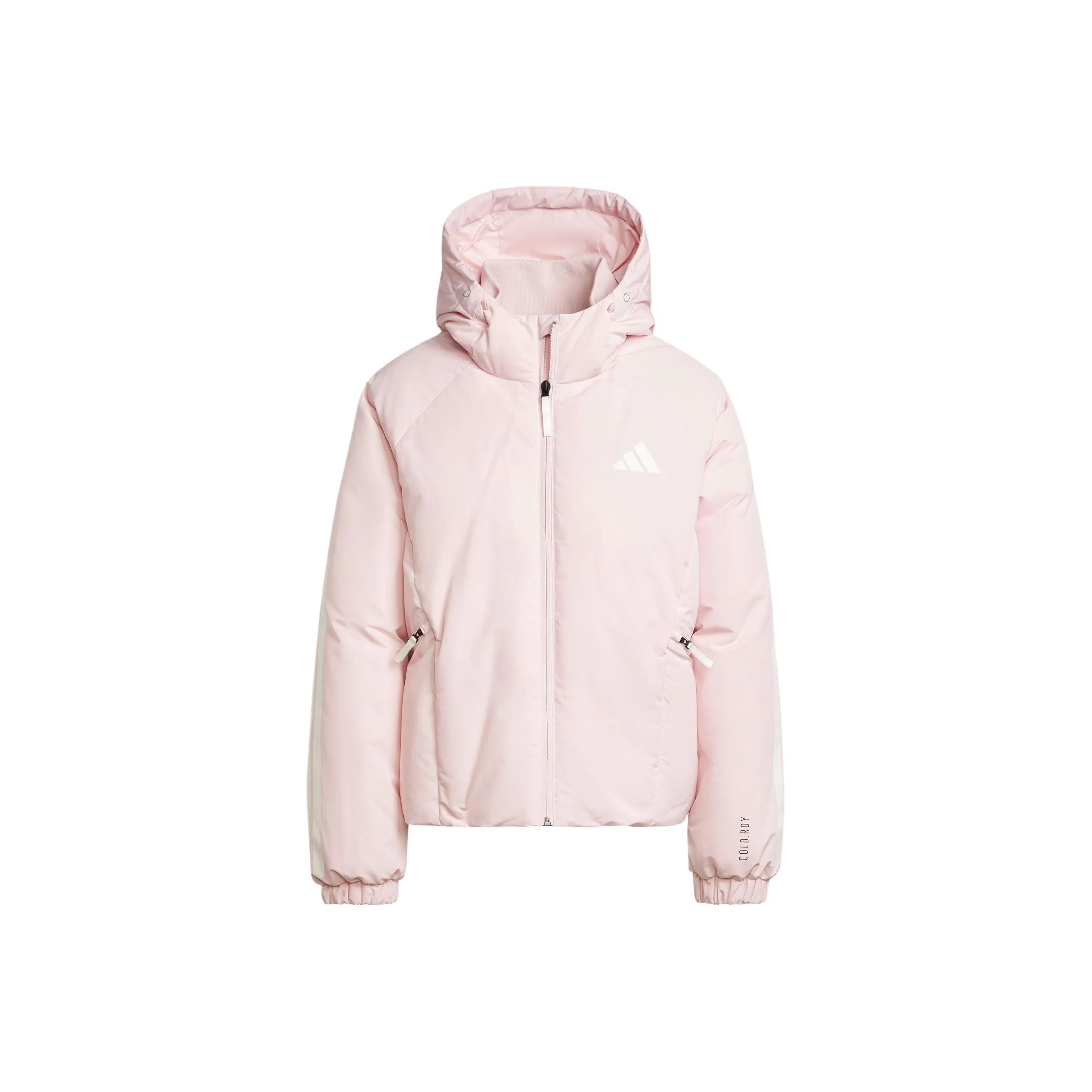 Adidas Cold.Rdy FW24 PUFF DOWN Down Jacket Women's Pink/Light Gray/Jade White