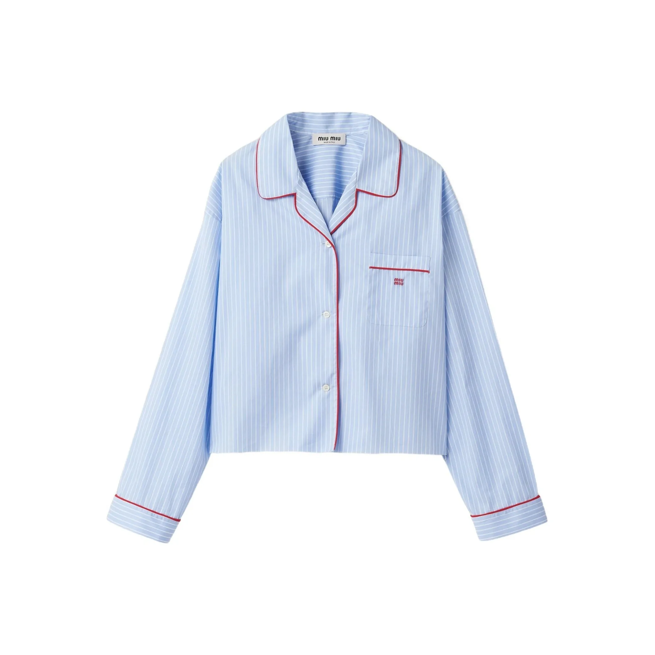 MIU MIU SS24 Shirt Women's Sky Blue