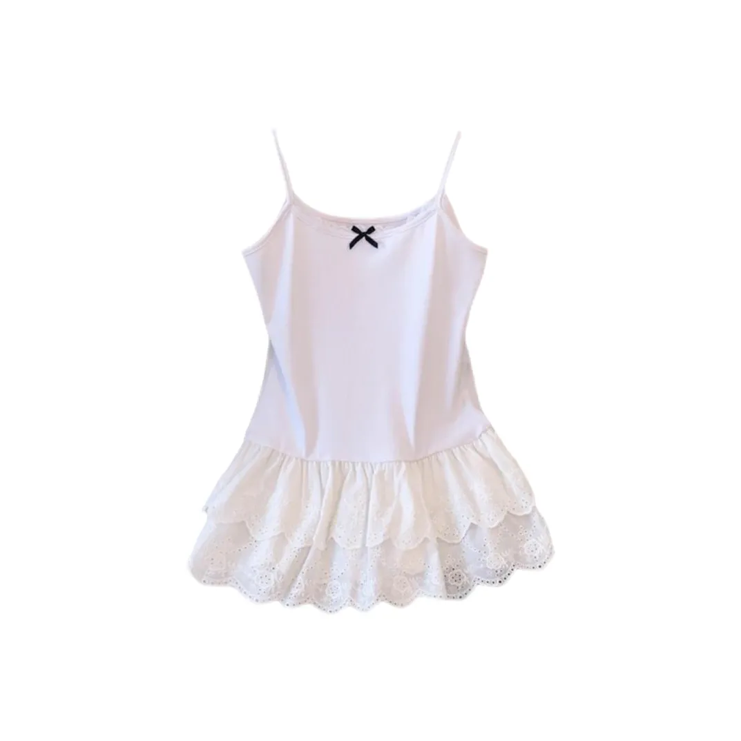 ABBY GODDESS Топ на бретелях Женский Белый