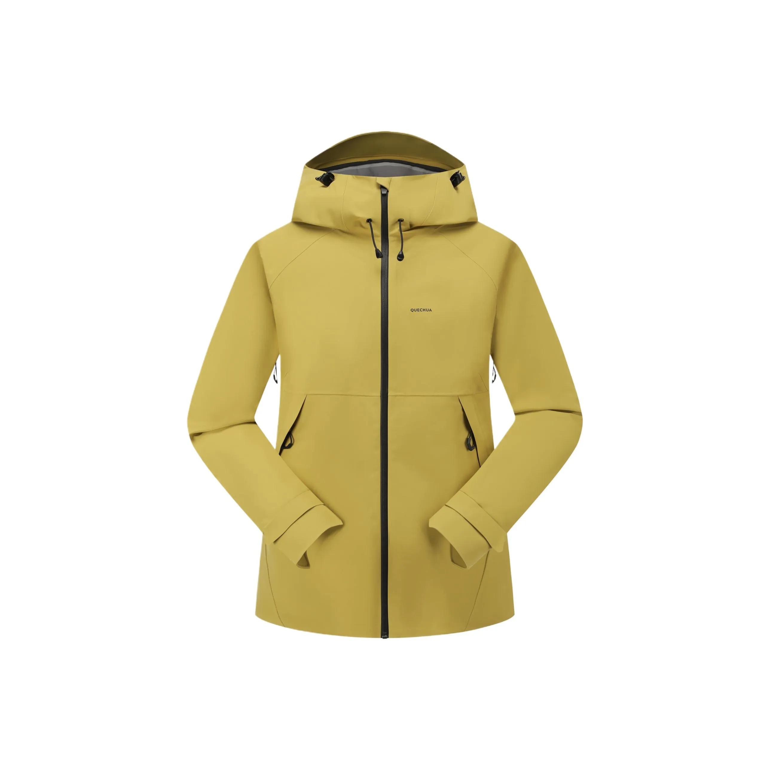 DECATHLON MH500 Поход Водонепроницаемые Куртки и Пальто Женские Желтые