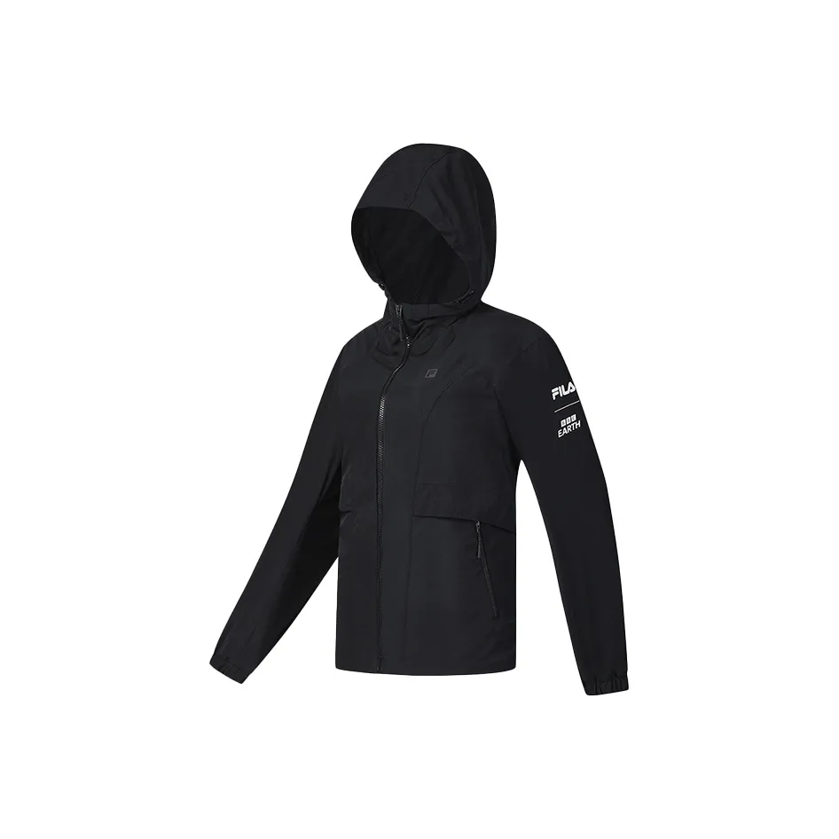 FILA x BBC EARTH Куртка Женская Темно-Черная