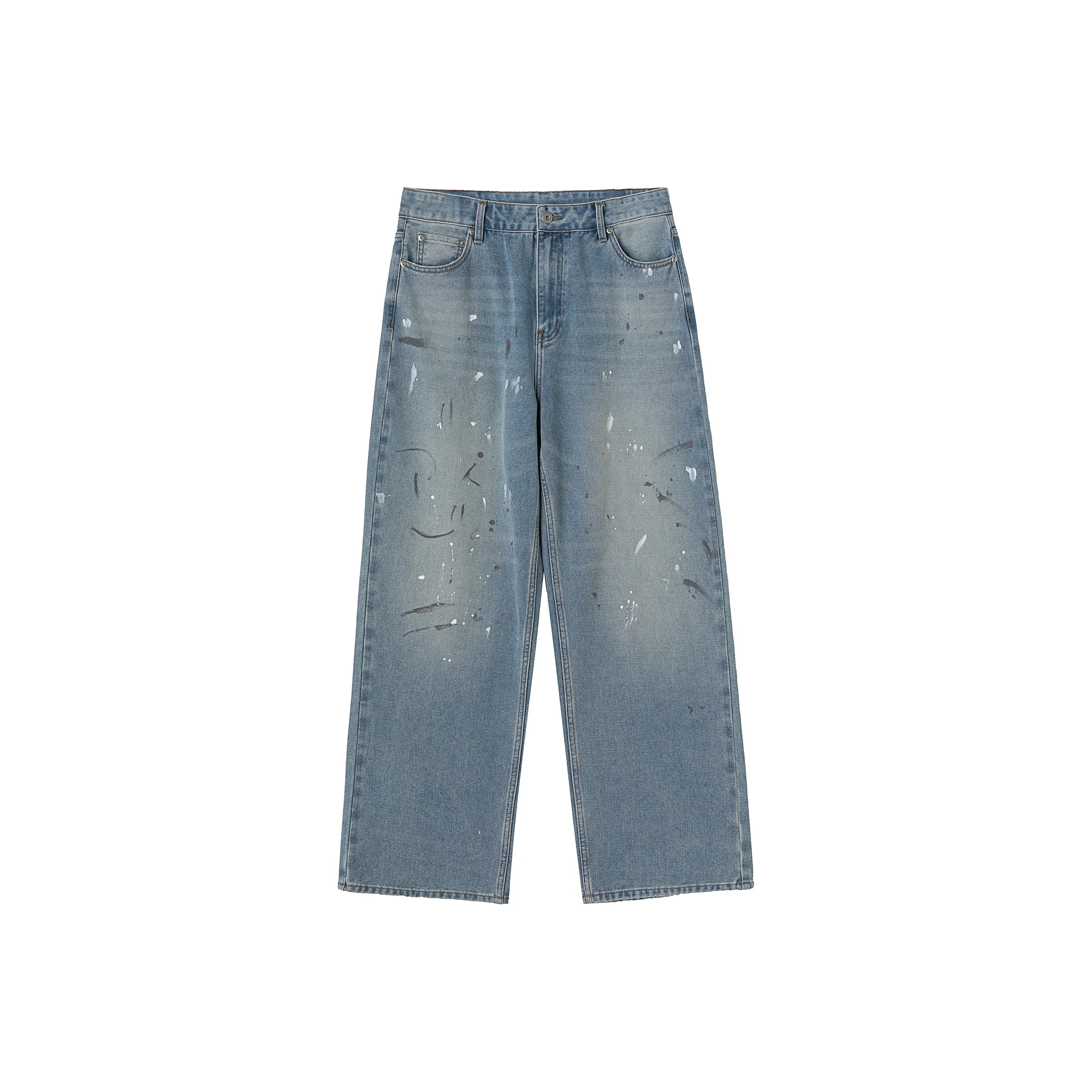 KXLFCHN Jeans Unisex Blue